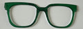 NEW Murphy Topper; Framefetti; green vertical with black lace pattern