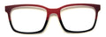 Kirby Topper; red/black stripe split