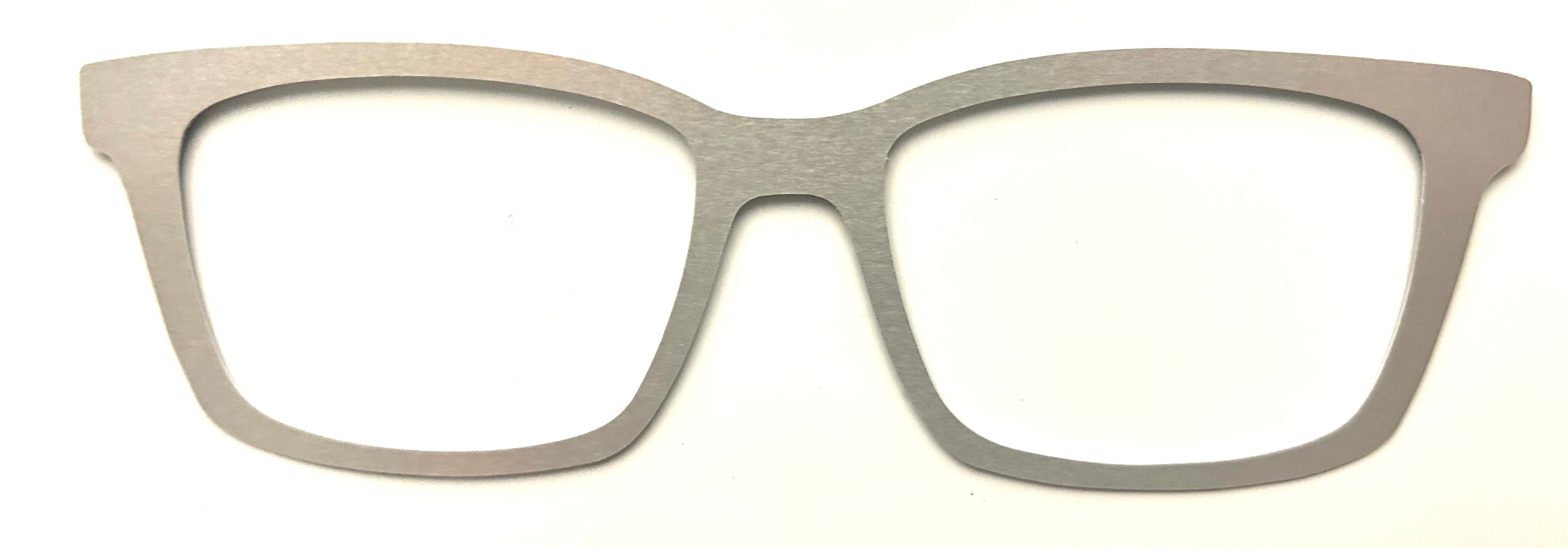 Kirby Topper; metal; brushed silver