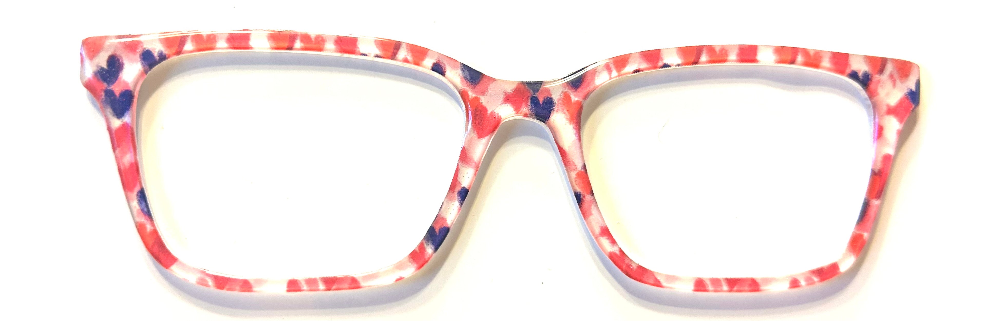 Larkin Topper; red,white,and blue hearts