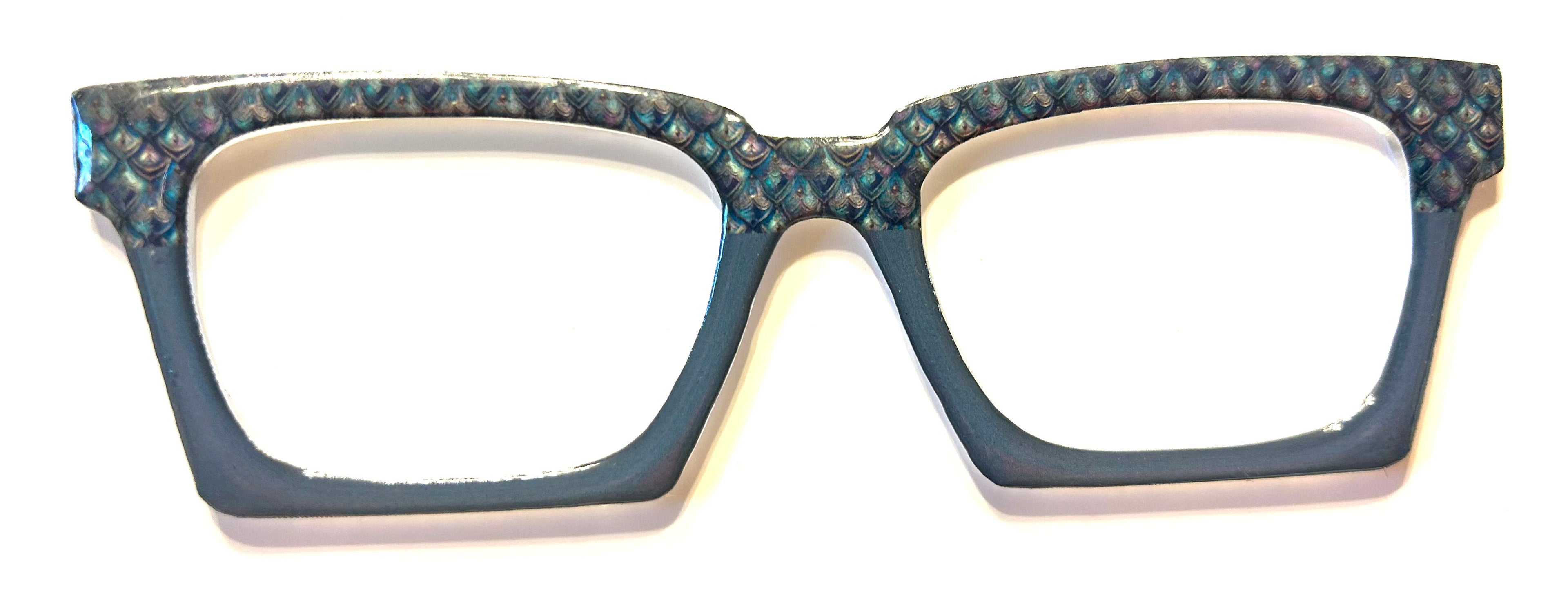 Larkin Case Topper; turquoise pattern to split
