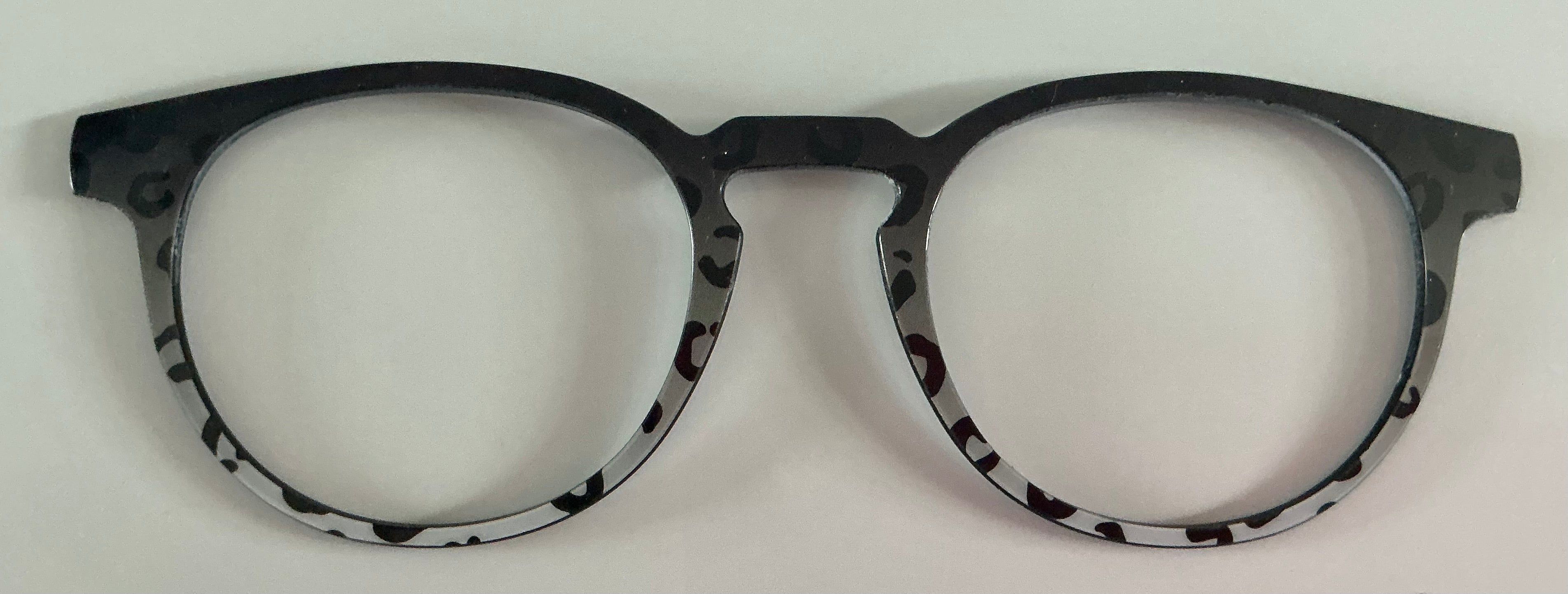 PAIR Soto Topper; black leopard  gradient