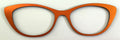 Ella Topper;  orange iridescent