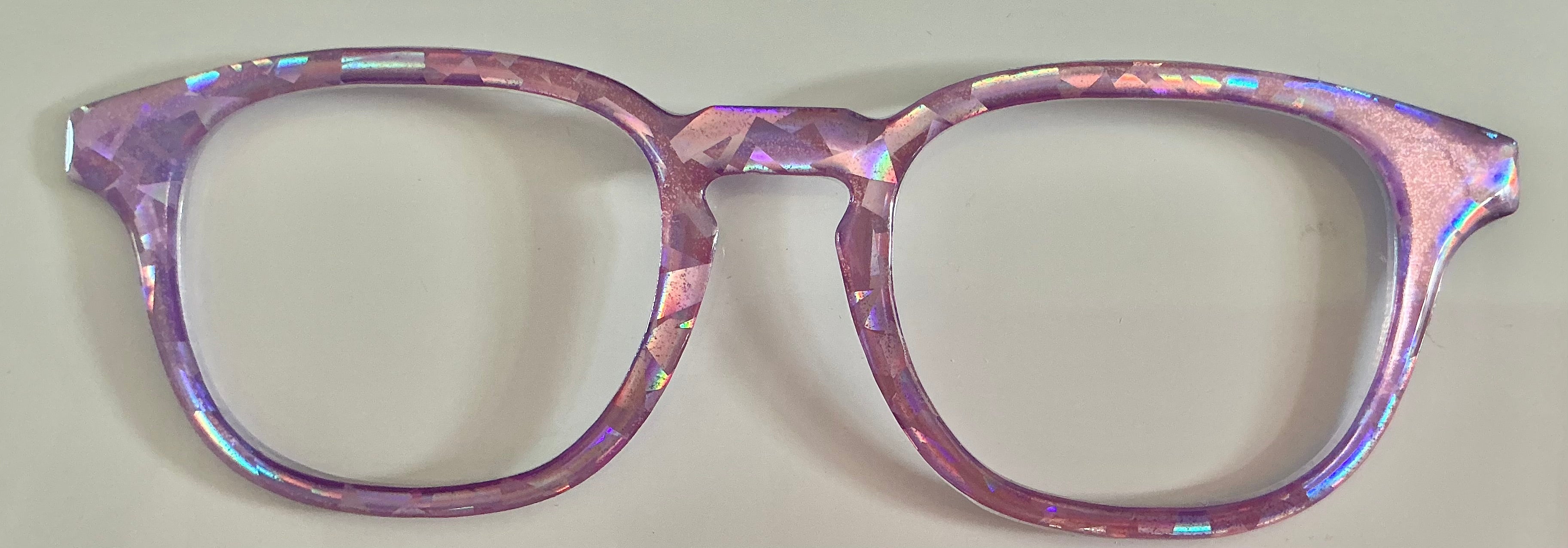 Otis Topper; lilac shimmer shapes