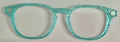 Otis Topper; aqua glitter