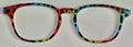 Otis Topper; rainbow animal print