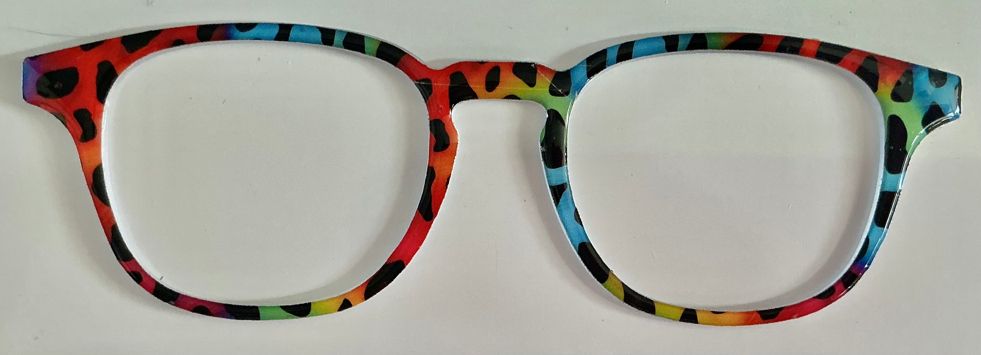 Otis Topper; rainbow animal print