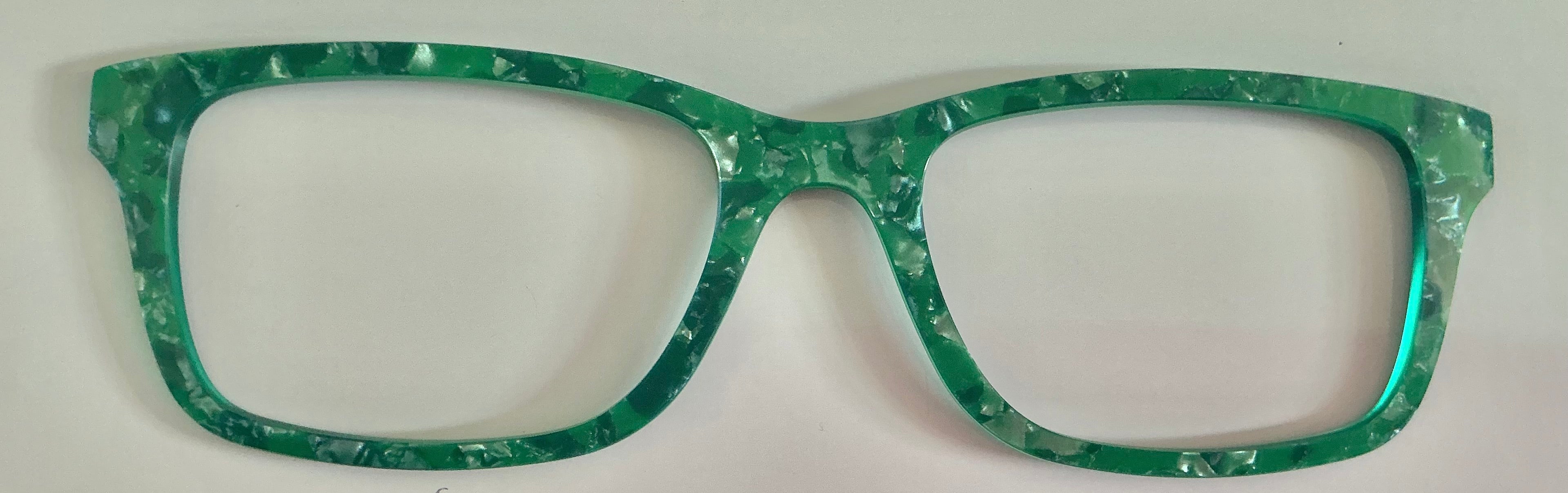 PAIR PREMIUM Otero Topper; green abalone