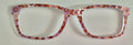 PAIR Otero Topper; purple/pink/burgundy 60's flowers