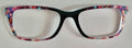 PAIR Otero Topper; rainbow bokeh dots/black vertical fade
