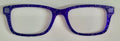 PAIR Otero Topper; blue silver glitter