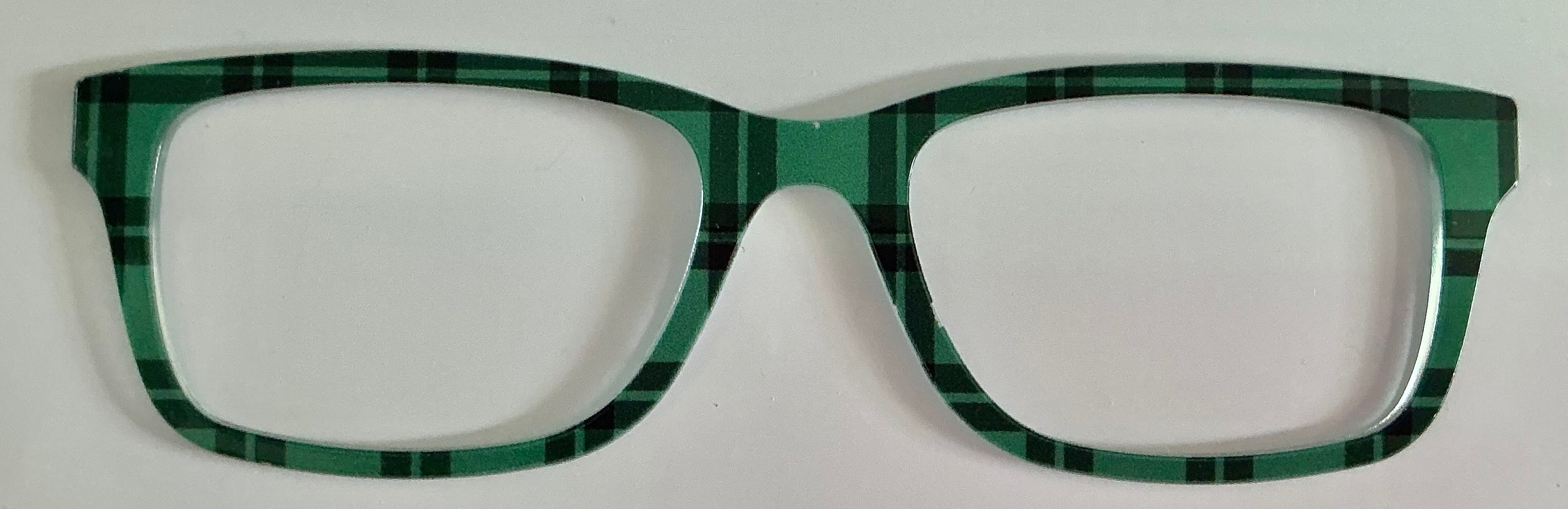 PAIR Otero Topper; green and black plaid