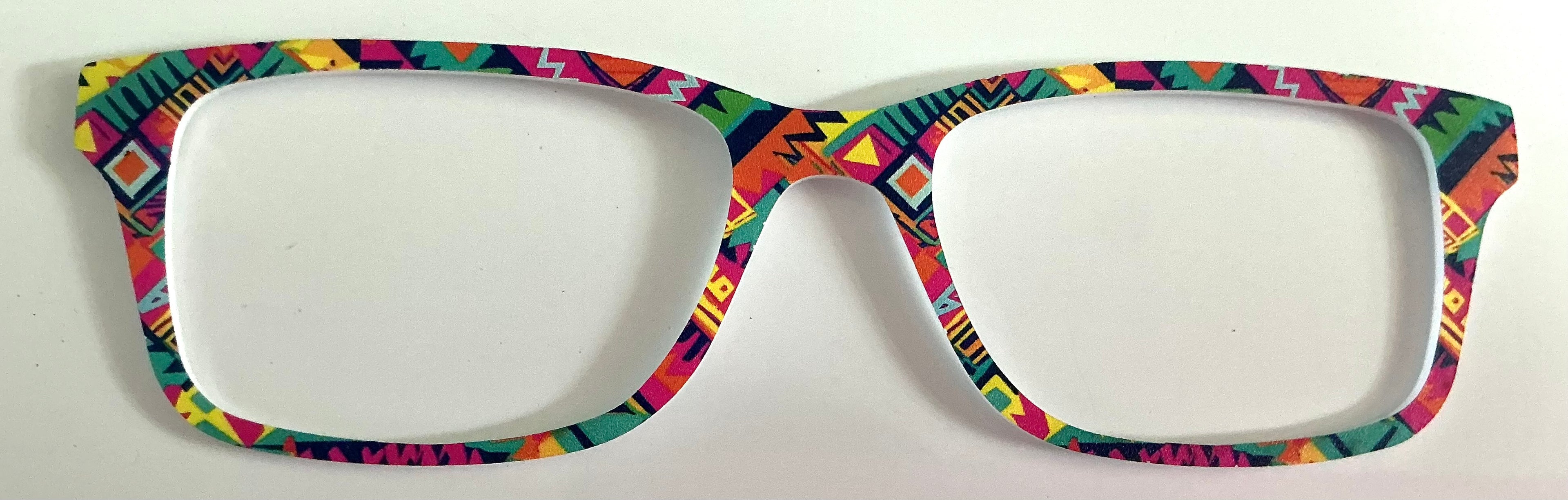 Otero Topper; vibrant design with shapes