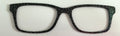 Otero Topper; black with silver glitter