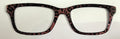 Otero Topper; dark pink and black leopard print