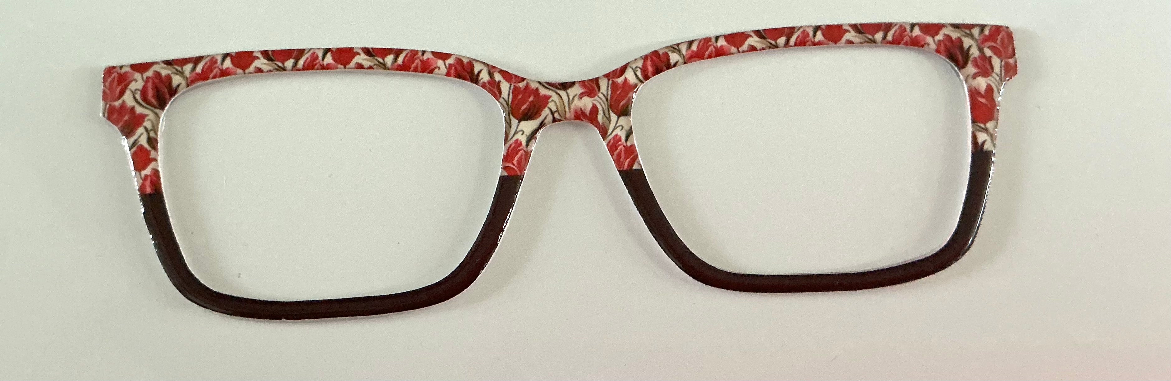 Larkin Topper; tulip/burgundy split