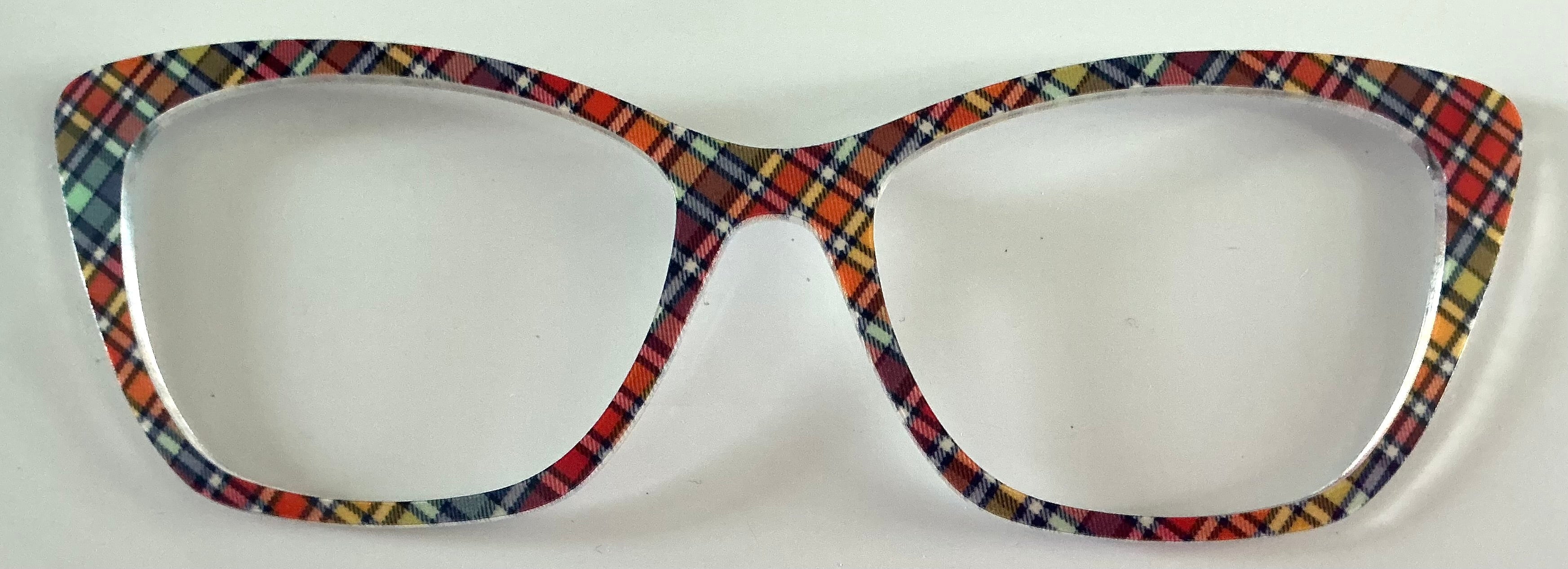 PAIR Wanda Topper, multicolored plaid