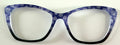 PAIR Wanda Topper, blue Disco balls to black fade