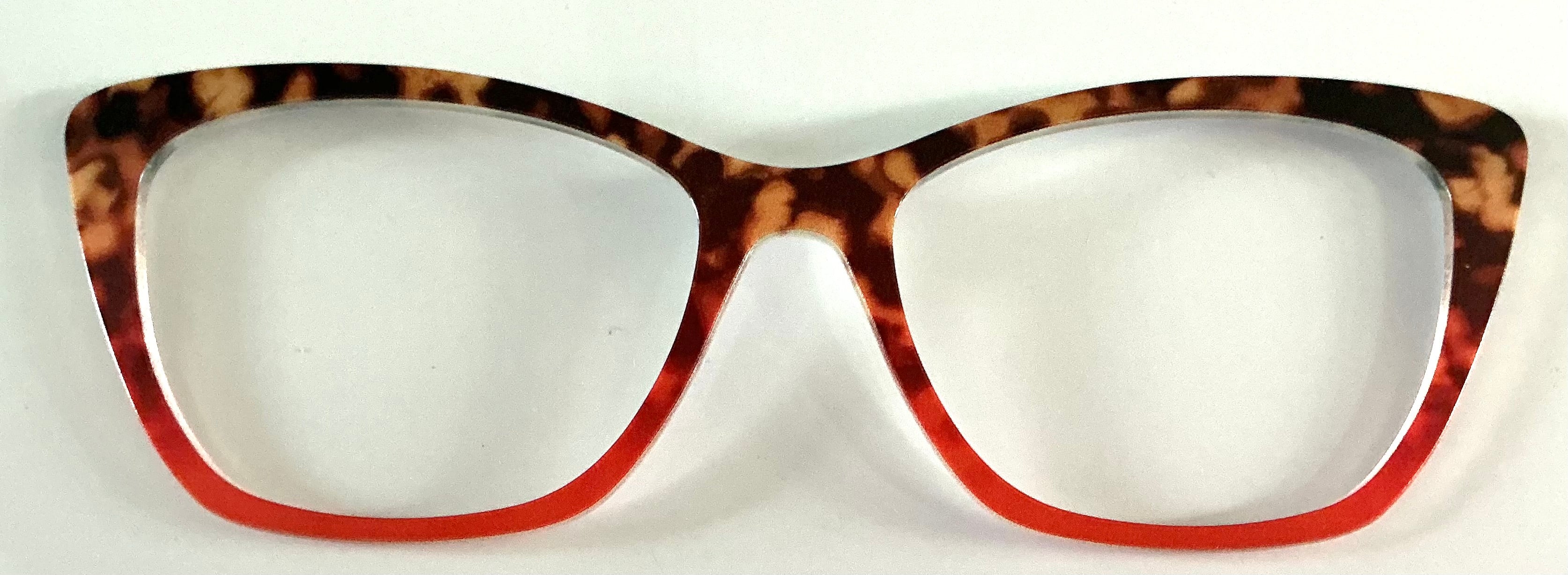 PAIR Wanda Topper, tort to red fade