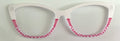 Wanda Topper, dots on white/ pink and white plaid