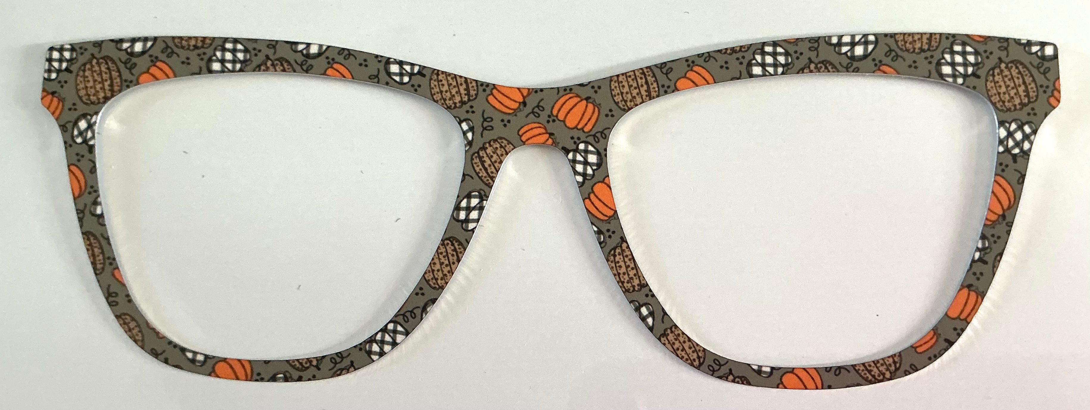 Harper Topper, metal; pumpkins on brown
