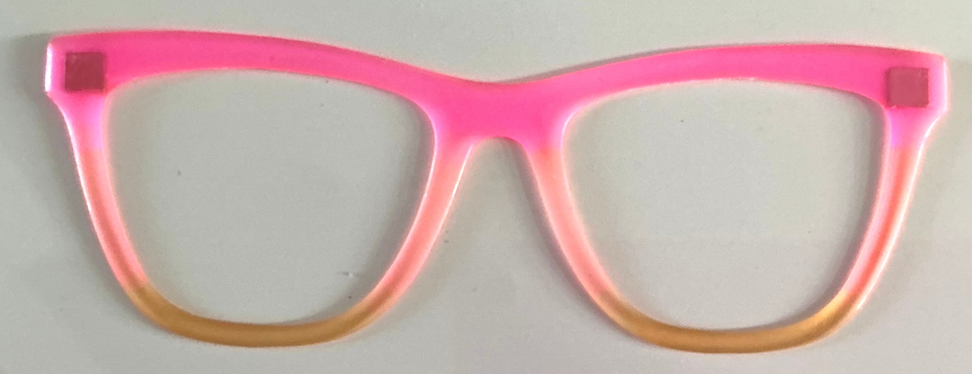 Harper Topper, pink to gold gradient
