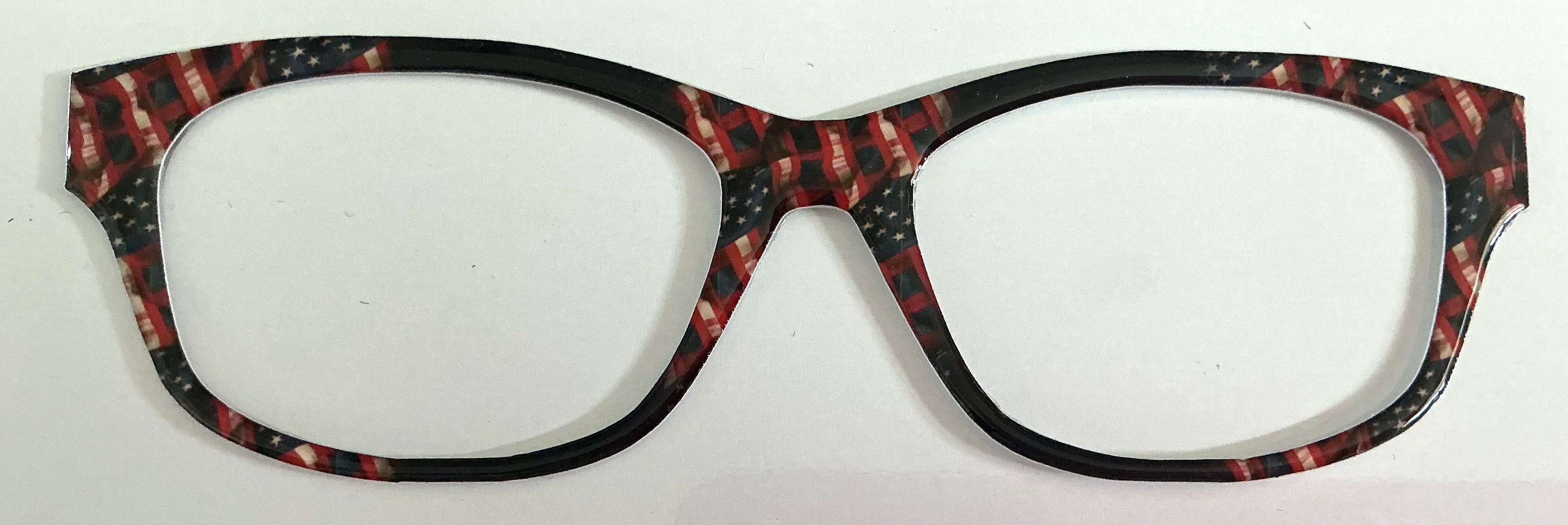 Addison Topper; Shan's Toppers and Precuts; American flag/black color block