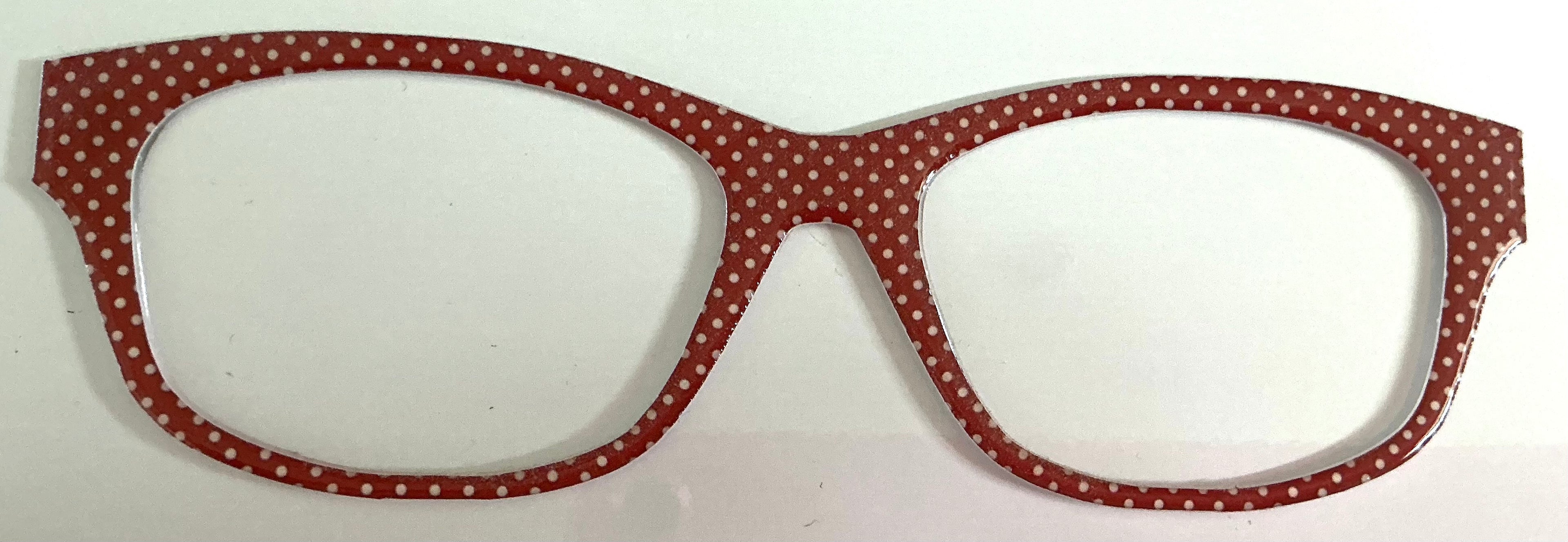 Addison Topper; red polka dot