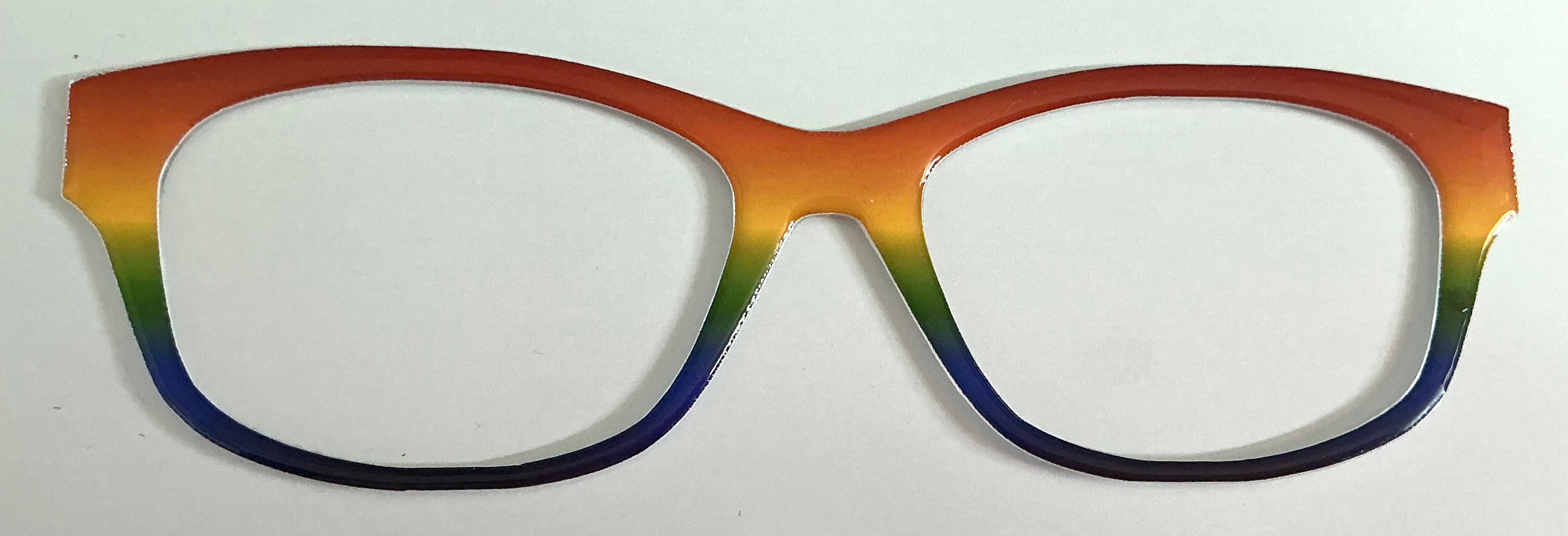 Addison Topper; multicolored ombre