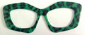 Wanda Topper; Busy Bee; hybrid; green and black animal print