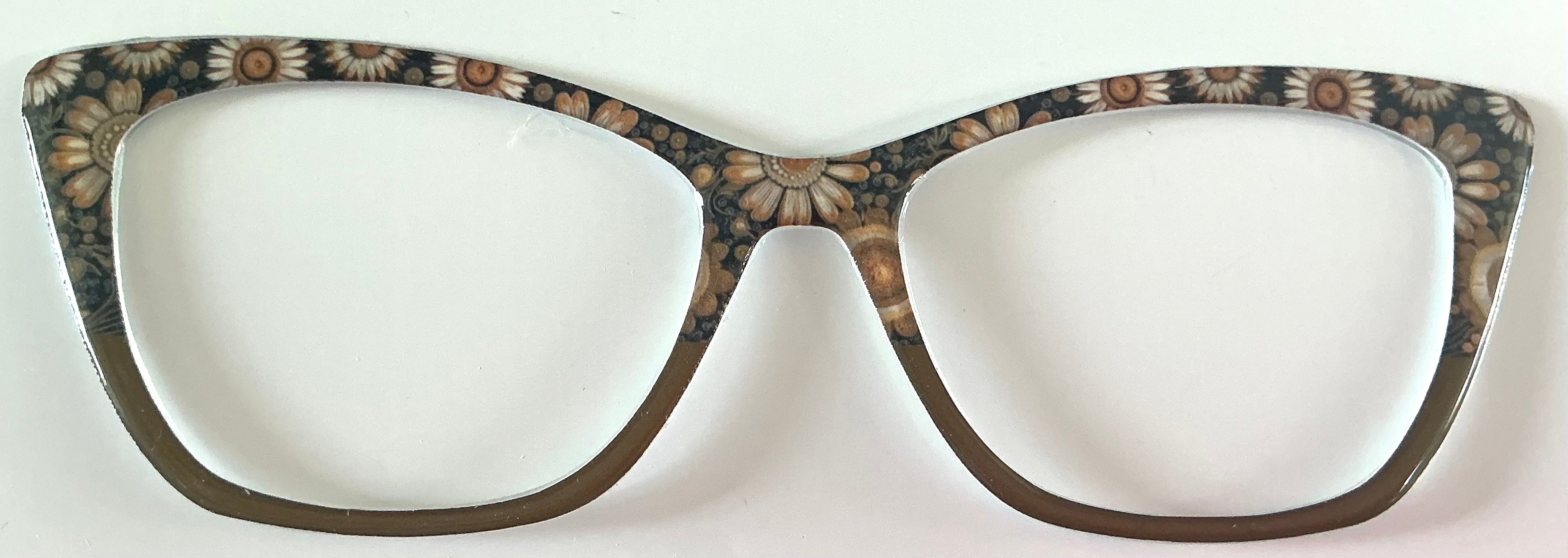 Wanda Topper; flowers to brown split