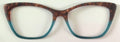 Wanda Topper; The Simple Topper; tort/blue split