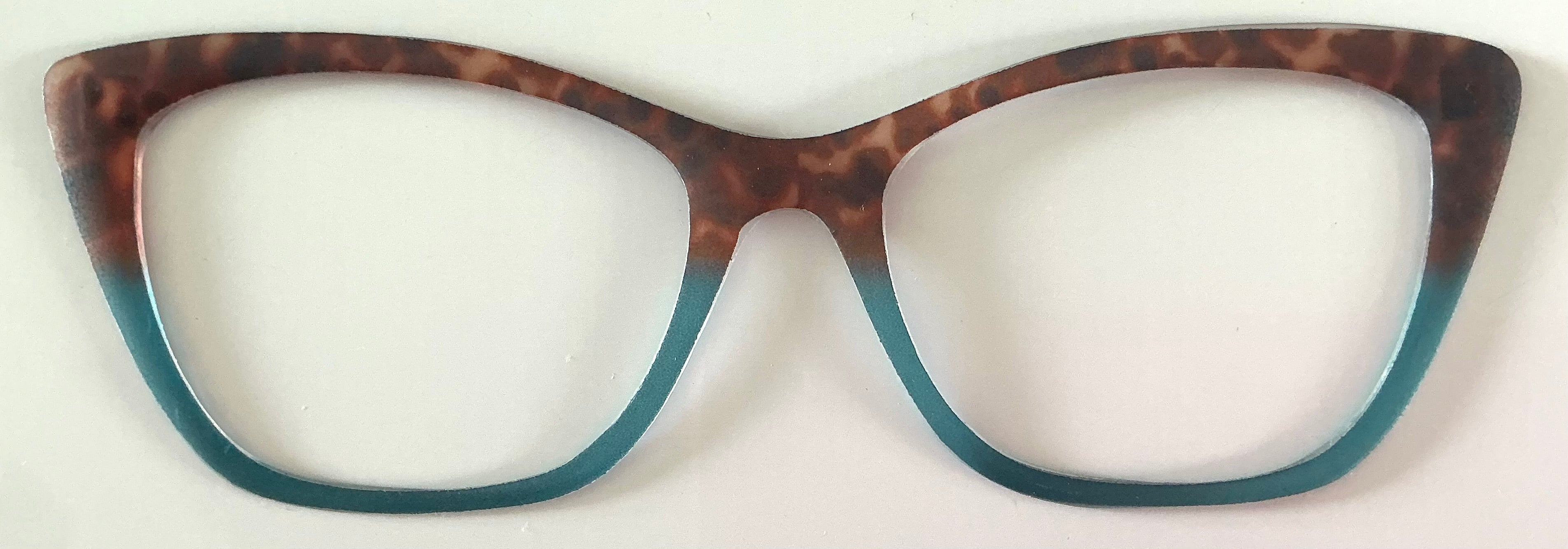 Wanda Topper; The Simple Topper; tort/blue split
