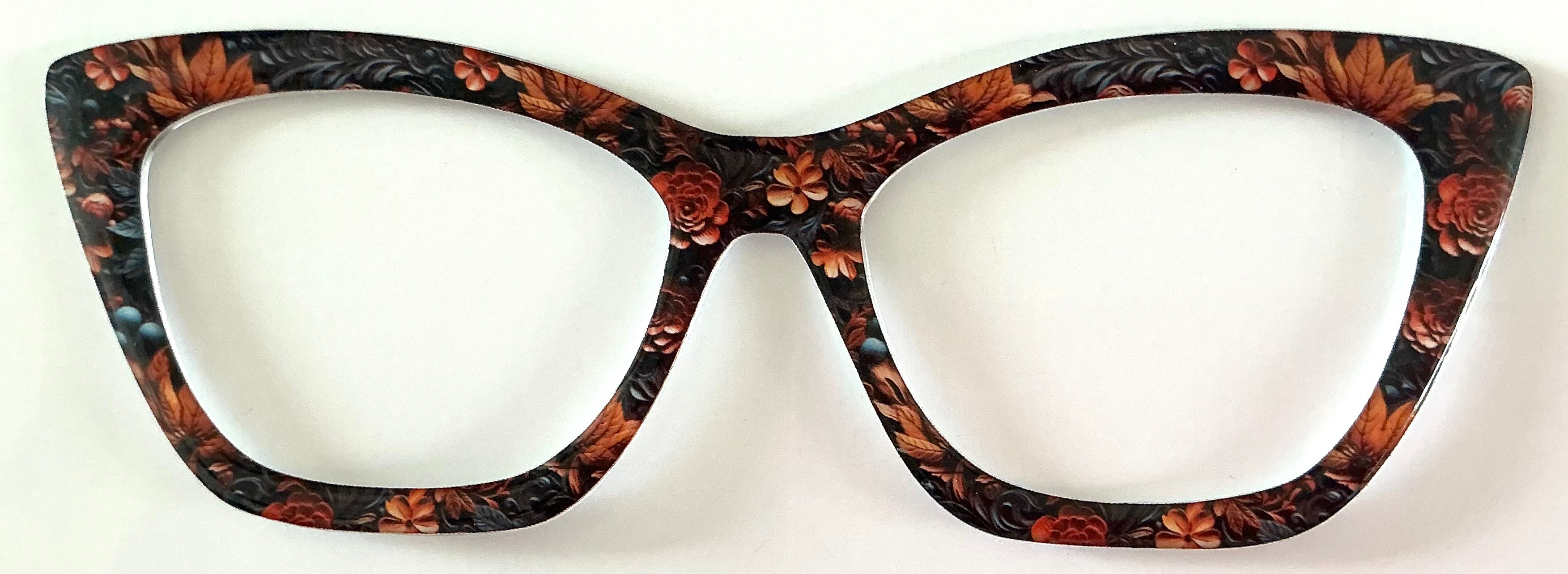 Wanda Topper; rust and mauve flowers