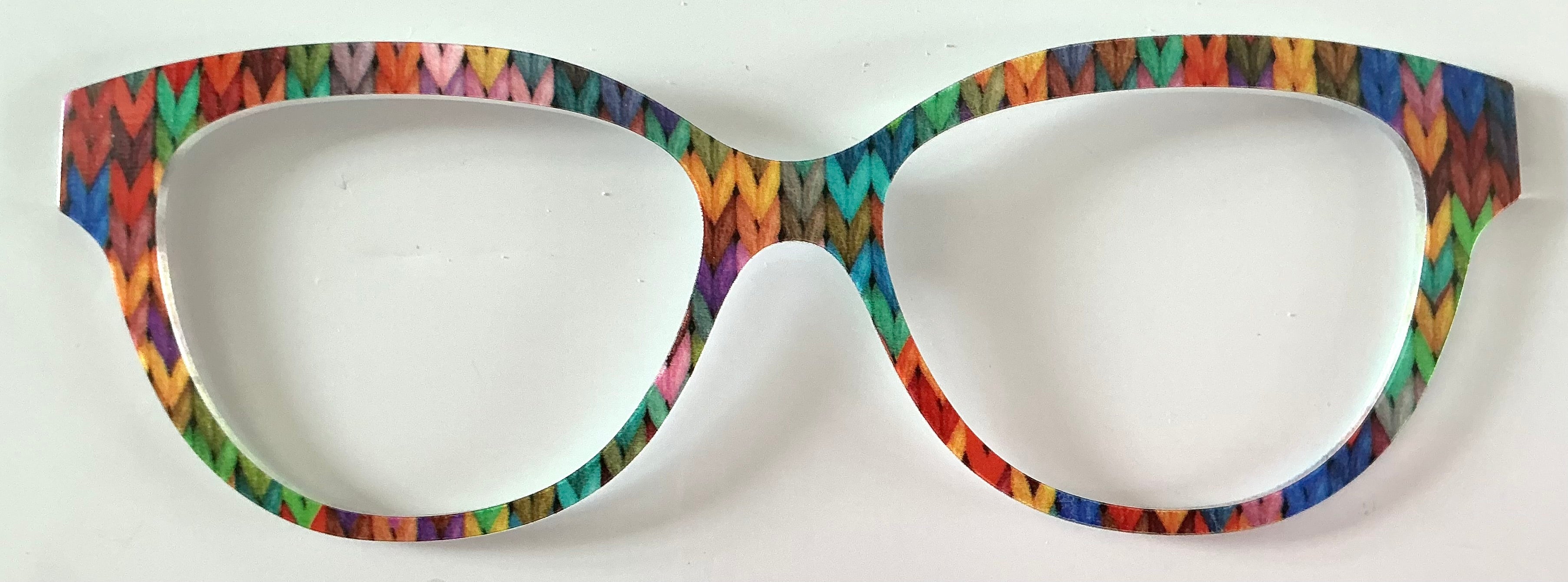 PAIR Quinn Topper; multicolored knit