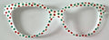 PAIR Quinn Topper; green and red polka dots