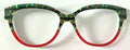 PAIR Quinn Topper; Christmas garland to red split