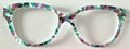 PAIR Quinn Topper; purple/green/white swirls