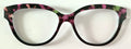 PAIR Quinn Topper; purple/lime green tort to black fade