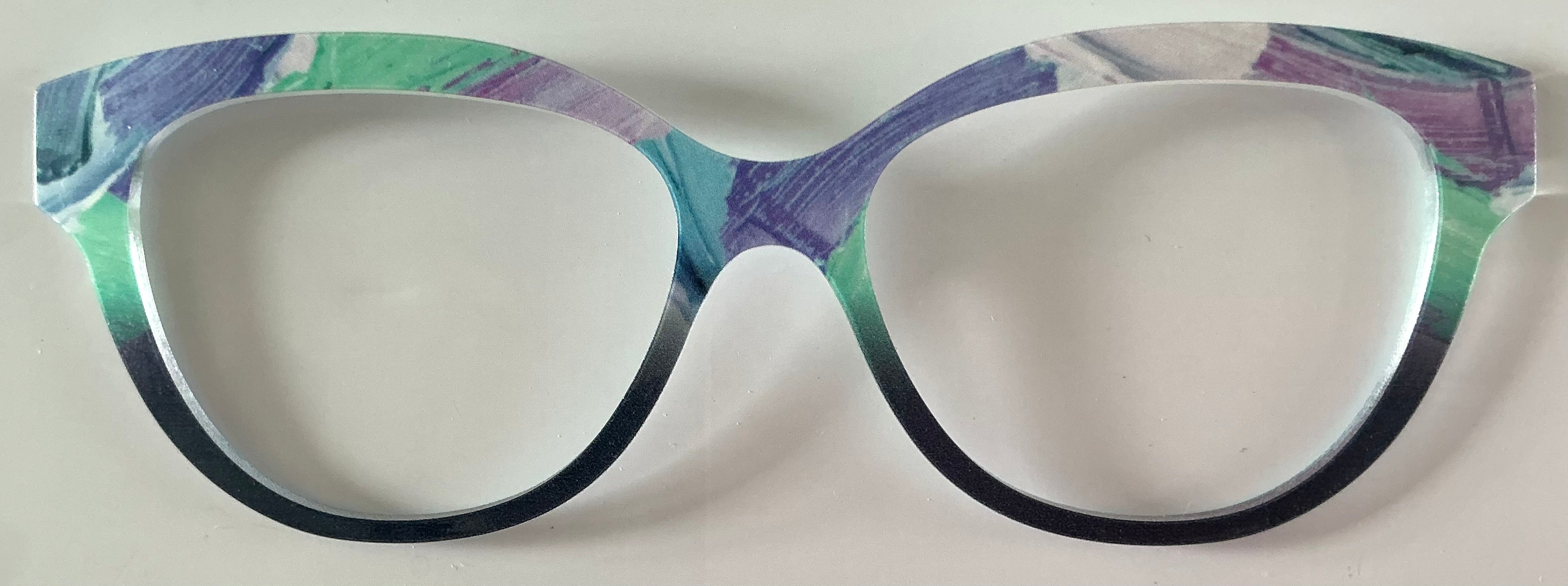 PAIR Quinn Topper; pastel brushstroke to black fade