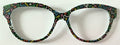 PAIR Quinn Topper; rainbow squiggles on black