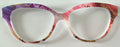 PAIR Quinn Topper; pink and purple with gold streaks