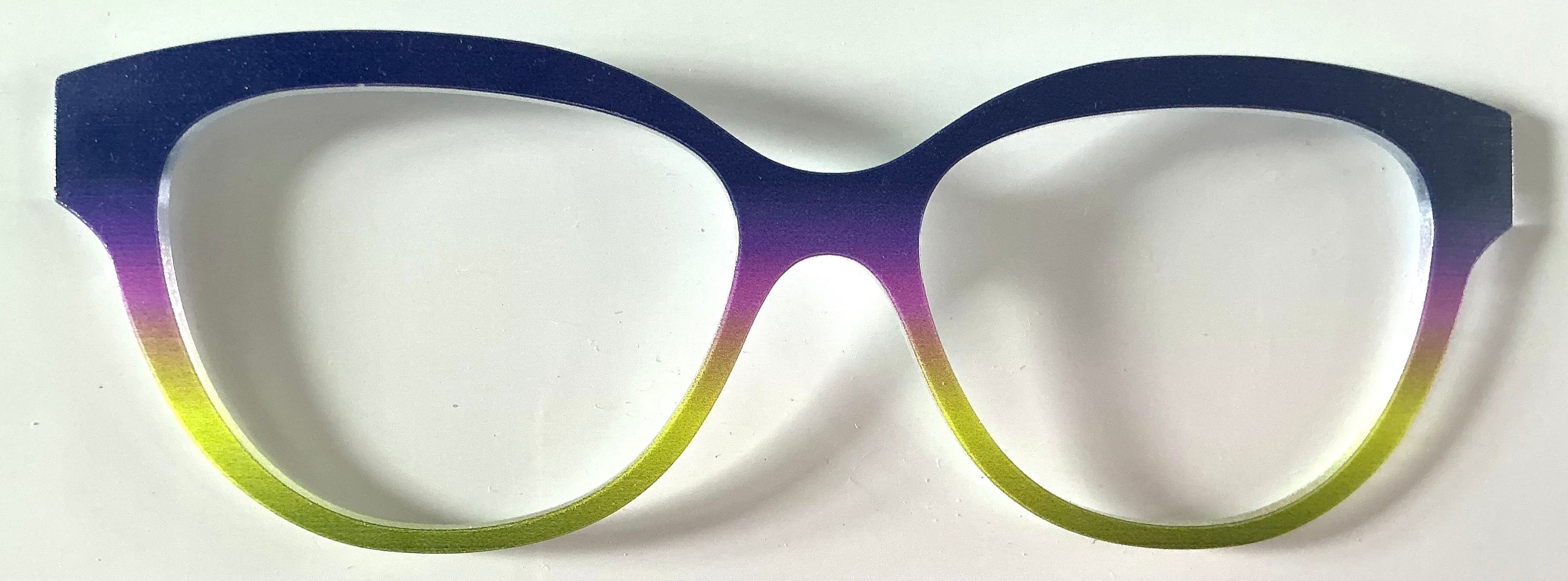 PAIR Quinn Topper; purple to lime gradient