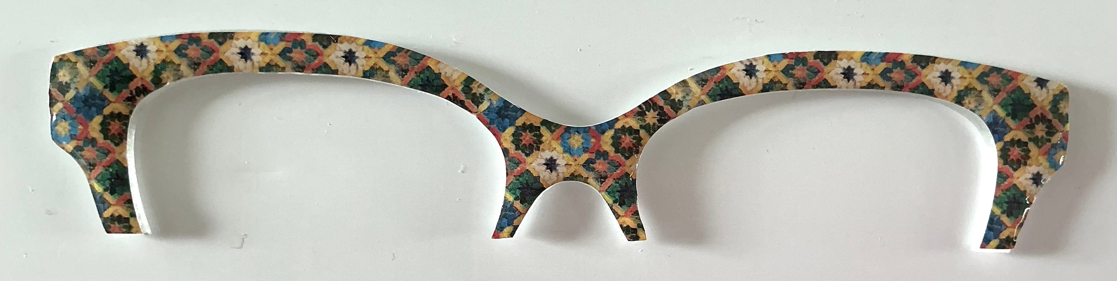 Quinn Brow Topper; geometric design