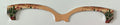 Quinn Brow Topper; metal; desert sunset
