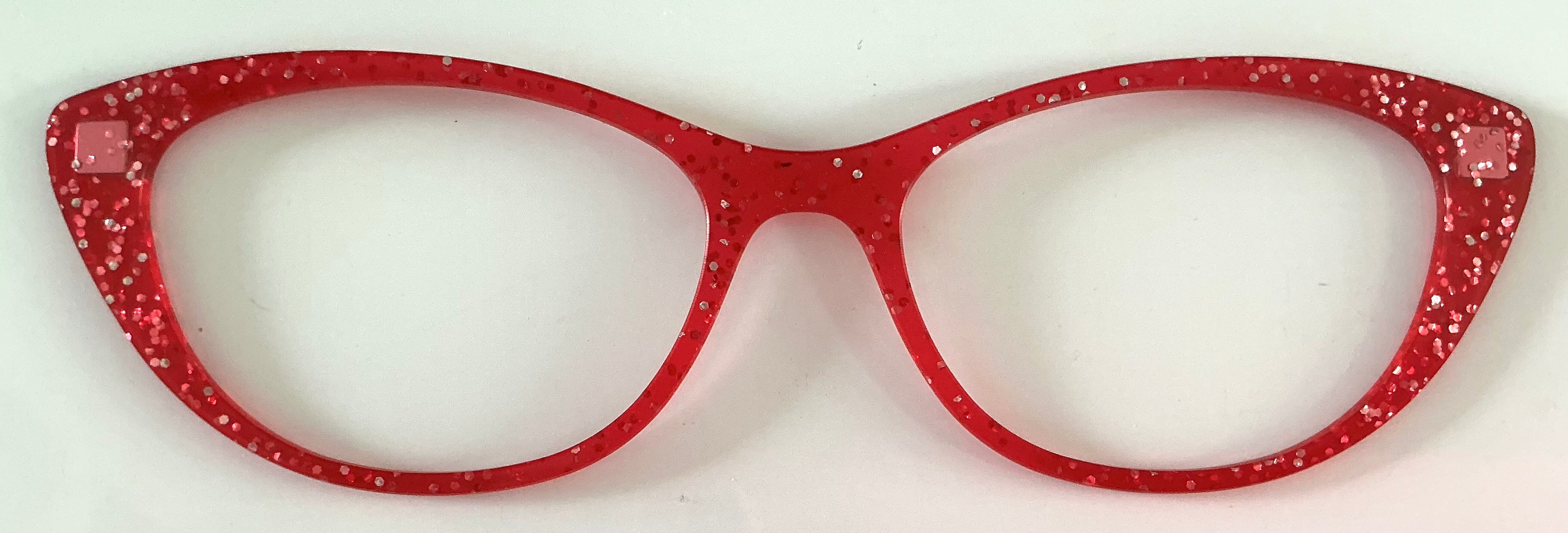 PAIR Ella Topper; red sparkle