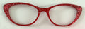 PAIR Ella Topper; dark red sparkle