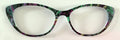 PAIR Ella Topper; purple/green/black paint swirls