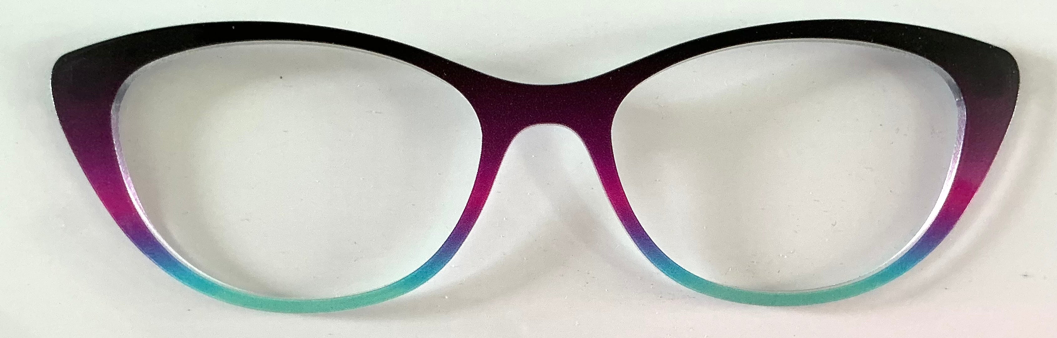 PAIR Ella Topper; plum to aqua gradient
