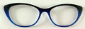 PAIR Ella Topper; black to blue gradient